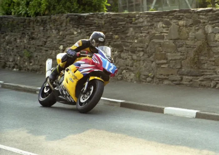 Framed Print : Bruce Anstey (Triumph) 2003 600 Production TT Framed Print : Bruce Anstey (Triumph) 2003 600 Production TT