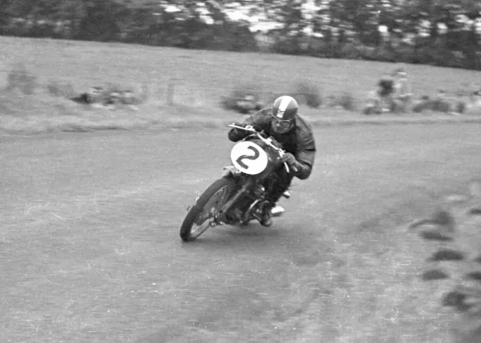 Framed Print : Bruno Bertacchini (Guzzi) 1949 Senior Ulster Grand Prix Framed Print : Bruno Bertacchini (Guzzi) 1949 Senior Ulster Grand Prix