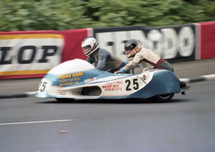 Framed Print : Bryan Gray & David Carr (Yamaha) 1983 Sidecar TT Framed Print : Bryan Gray & David Carr (Yamaha) 1983 Sidecar TT