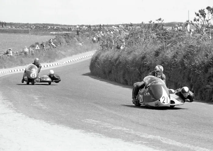 Framed Print : BSA) and 1967 Sidecar TT