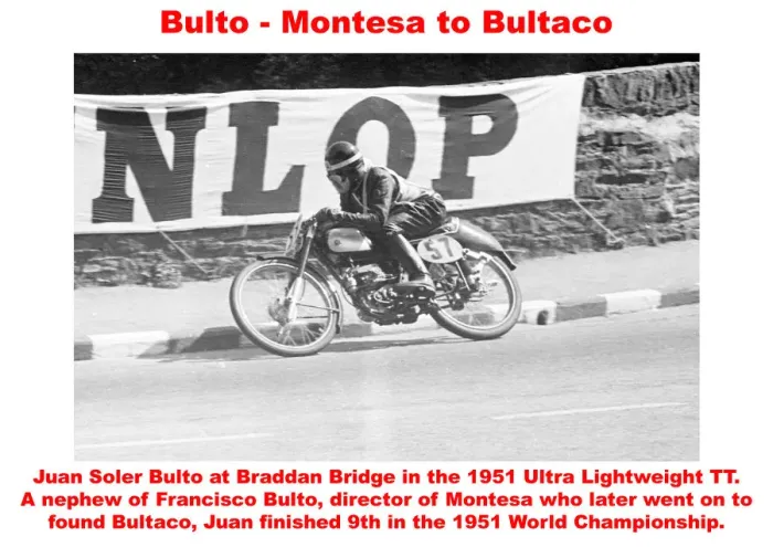 Framed Print : Bulto - Montesa to Bultaco