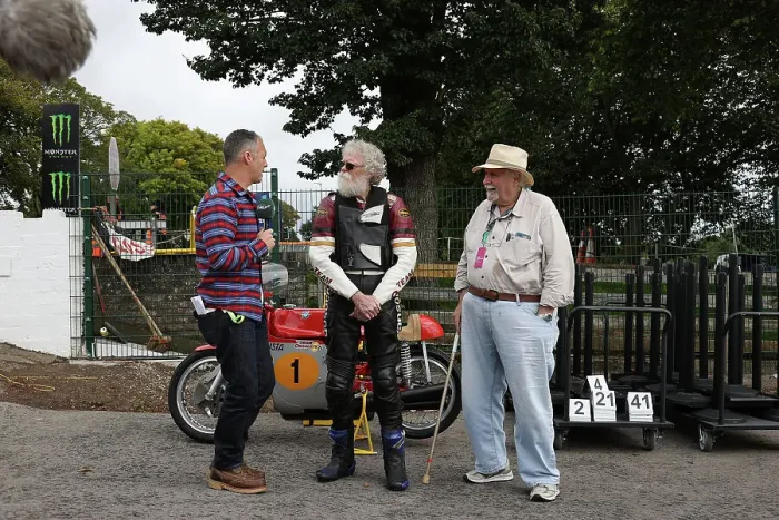 Framed Print : Cameron Donald Dave Roper Rob Iannucci MV 2023 MGP Parade Lap