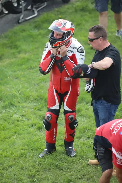 Framed Print : Carl Fogarty 2019 Jurby Day Framed Print : Carl Fogarty 2019 Jurby Day