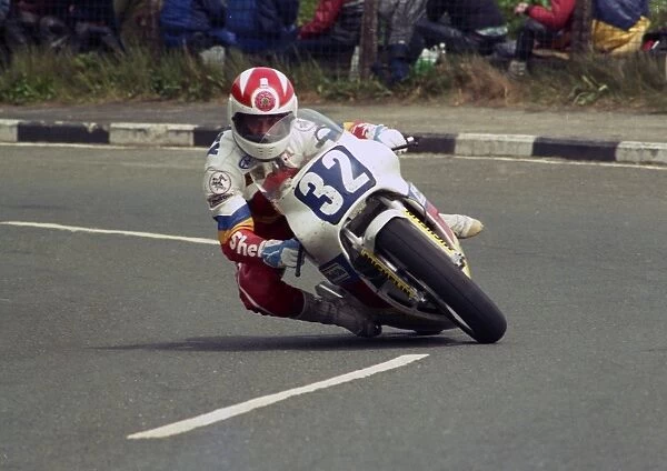 Carl Fogarty at the Gooseneck: 1987 Junior 250 TT