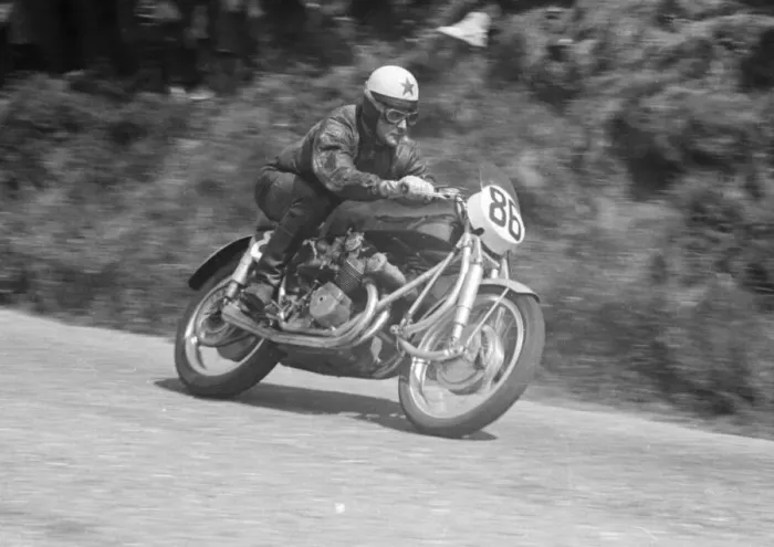 Framed Print : Carlo Bandirola (MV) 1953 Senior TT Framed Print : Carlo Bandirola (MV) 1953 Senior TT