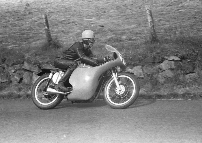 Framed Print : Carrie Dunn (AJS) 1958 Junior Ulster Grand Prix Framed Print : Carrie Dunn (AJS) 1958 Junior Ulster Grand Prix