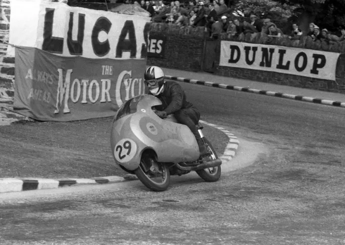 Framed Print : Cecil Sandford (Guzzi) 1957 Lightweight TT Framed Print : Cecil Sandford (Guzzi) 1957 Lightweight TT