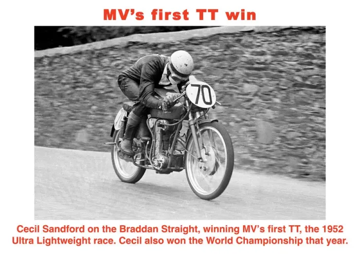 Framed Print : Cecil Sandford (MV) 1952 Ultra Lightweight TT Framed Print : Cecil Sandford (MV) 1952 Ultra Lightweight TT