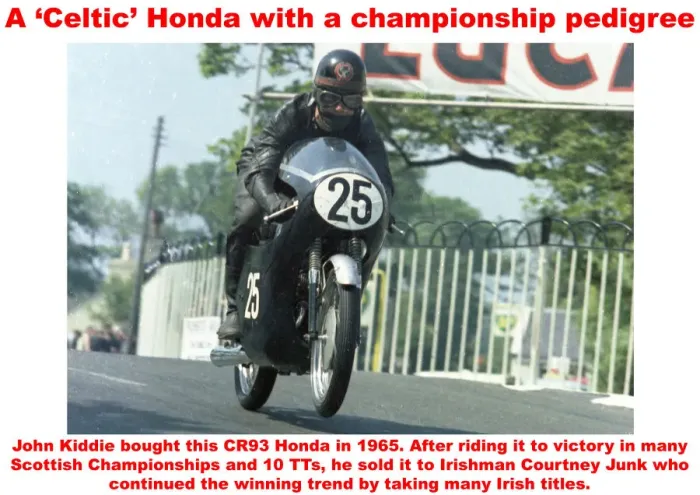 Framed Print : A Celtic Honda with a championship pedigree Framed Print : A Celtic Honda with a championship pedigree