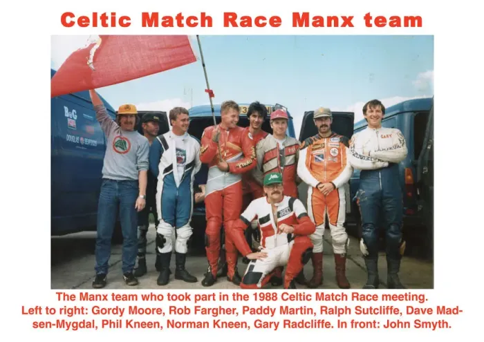 Framed Print : Celtic Match Race Manx Team Framed Print : Celtic Match Race Manx Team