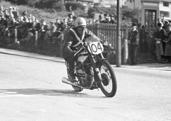 Charles Fisher (Norton) 1949 Junior Manx Grand Prix