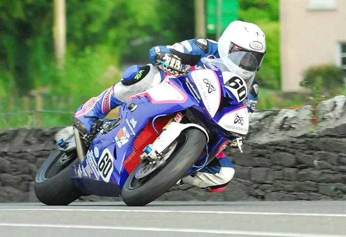 Framed Print : Charles Rhys Hardisty (BMW) 2018 Superbike TT