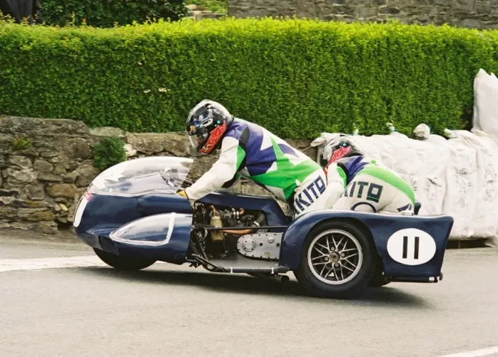 Framed Print : Charlie Cope & Louise Innes (Windrick Imp) 1994 Pre-TT Classic Framed Print : Charlie Cope & Louise Innes (Windrick Imp) 1994 Pre-TT Classic