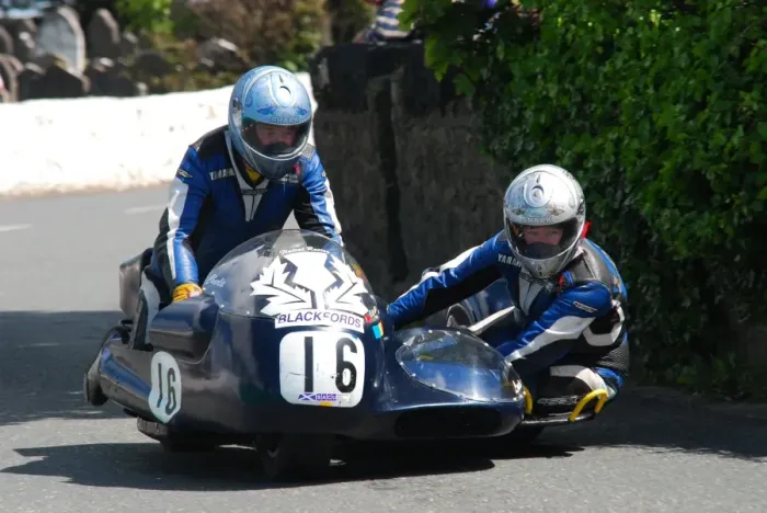 Framed Print : Charlie Cope & Louise Nichol (Windle Imp) 2011 Pre TT Classic Framed Print : Charlie Cope & Louise Nichol (Windle Imp) 2011 Pre TT Classic