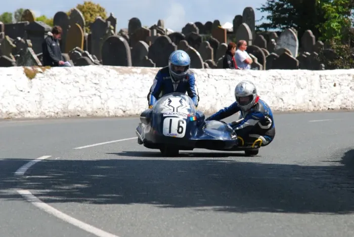 Framed Print : Charlie Cope & Louise Nichol (Windle Imp) 2011 Pre TT Classic Framed Print : Charlie Cope & Louise Nichol (Windle Imp) 2011 Pre TT Classic