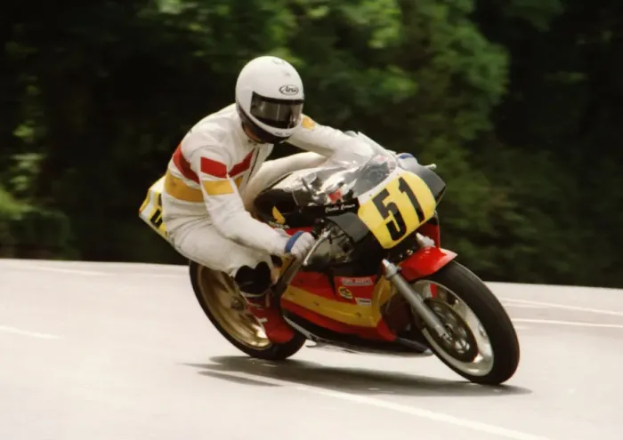Framed Print : Charlie Corner (Honda) 1989 Senior TT