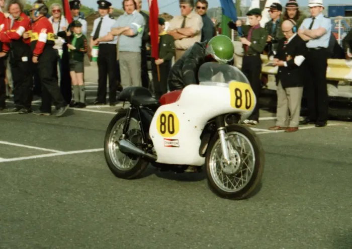 Framed Print : Charlie Dobson (Matchless) 1984 Historic TT Framed Print : Charlie Dobson (Matchless) 1984 Historic TT