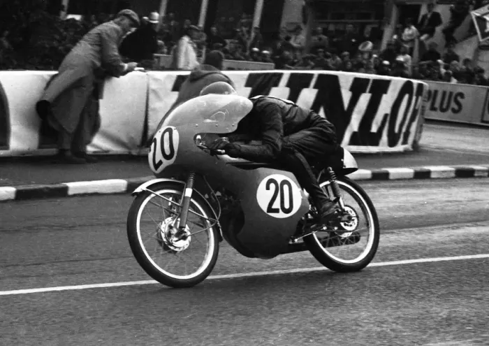 Framed Print : Charlie Mates (Honda) 1965 50cc TT Framed Print : Charlie Mates (Honda) 1965 50cc TT