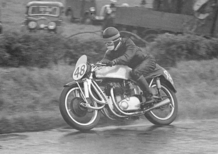 Framed Print : Charlie Salt (Earles BSA) 1951 Senior Ulster Grand Prix Framed Print : Charlie Salt (Earles BSA) 1951 Senior Ulster Grand Prix
