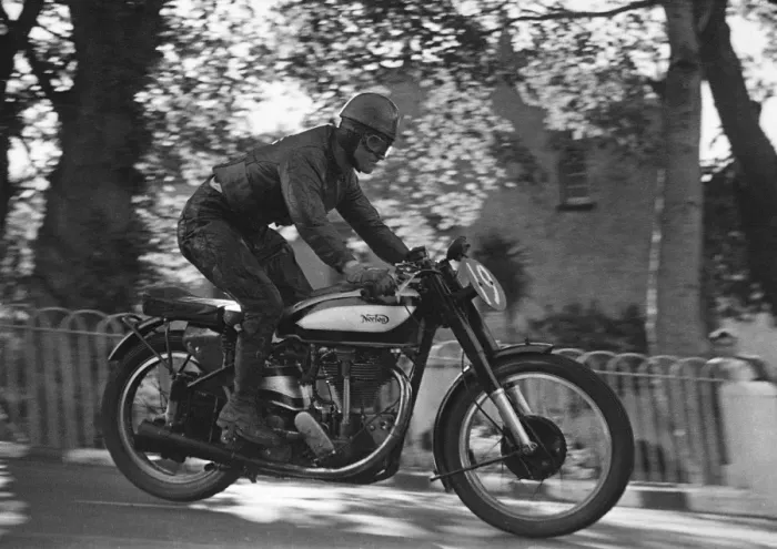 Framed Print : Charlie Salt (Norton) 1949 Senior TT Framed Print : Charlie Salt (Norton) 1949 Senior TT
