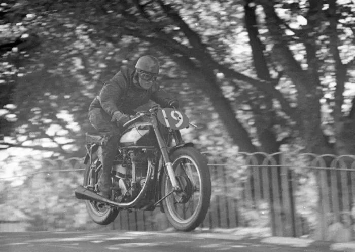 Framed Print : Charlie Salt (Norton) 1949 Senior TT Framed Print : Charlie Salt (Norton) 1949 Senior TT