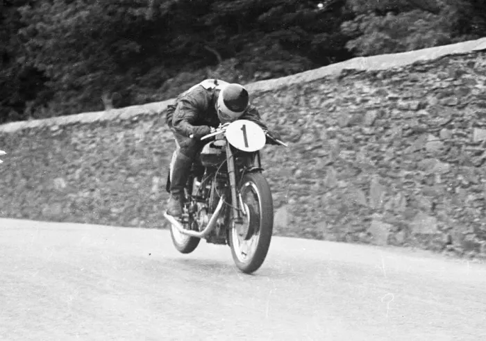 Framed Print : Charlie Salt (Rudge) 1952 Lightweight TT Framed Print : Charlie Salt (Rudge) 1952 Lightweight TT