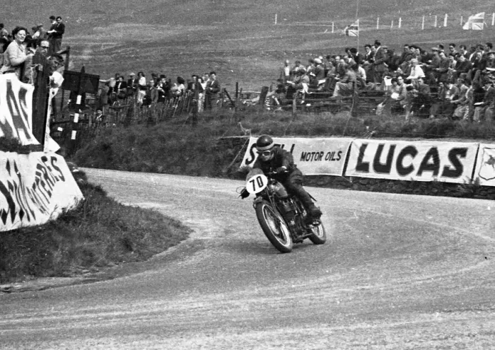 Framed Print : Charlie Salt (Velocette) 1951 Junior TT Framed Print : Charlie Salt (Velocette) 1951 Junior TT