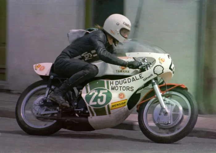 Framed Print : Charlie Williams (Dugdale Yamaha) 1972 Lightweight TT Framed Print : Charlie Williams (Dugdale Yamaha) 1972 Lightweight TT