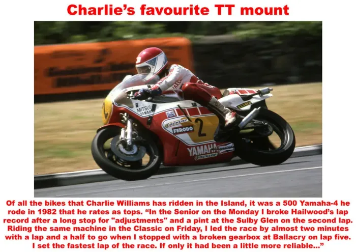 Framed Print : Charlies fvourite TT mount Framed Print : Charlies fvourite TT mount