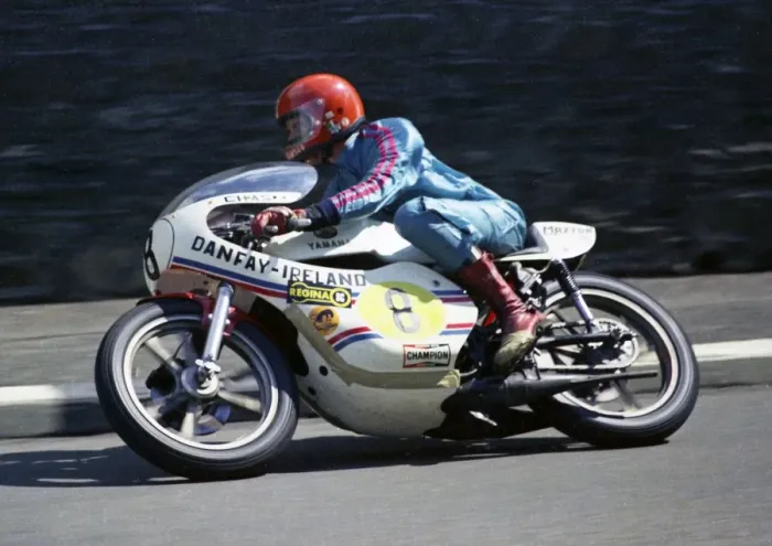 Framed Print : Chas Mortimer (Danfay Yamaha) 1974 Senior TT Framed Print : Chas Mortimer (Danfay Yamaha) 1974 Senior TT
