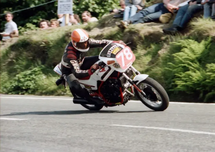 Framed Print : Chas Mortimer (Honda) 1984 Production TT Framed Print : Chas Mortimer (Honda) 1984 Production TT