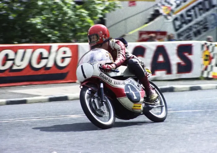 Framed Print : Chas Mortimer (Yamaha) 1974 Ultra Lightweight TT Framed Print : Chas Mortimer (Yamaha) 1974 Ultra Lightweight TT