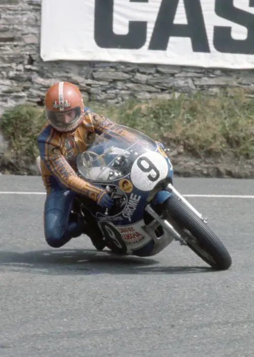 Framed Print : Chas Mortimer (Yamaha) 1975 Lightweight TT Framed Print : Chas Mortimer (Yamaha) 1975 Lightweight TT