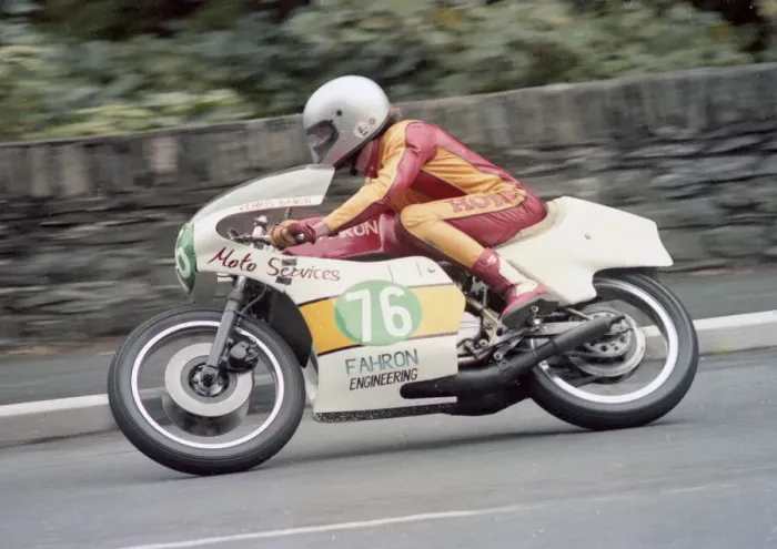 Framed Print : Chris Bacon (Fahron) 1982 Newcomers Manx Grand Prix Framed Print : Chris Bacon (Fahron) 1982 Newcomers Manx Grand Prix