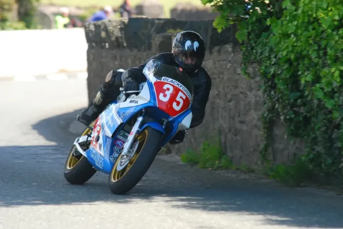 Framed Print : Chris Barratt (Yamaha) 2011 Pre TT Classic