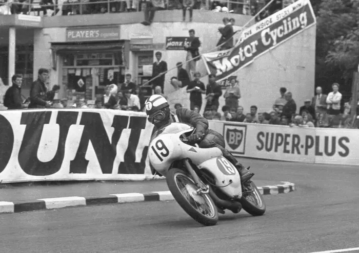 Framed Print : Chris Conn (Cotton) 1965 Lightweight TT Framed Print : Chris Conn (Cotton) 1965 Lightweight TT