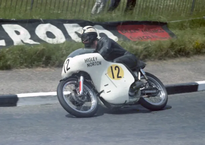 Framed Print : Chris Conn (Higley Norton) 1967 Senior TT