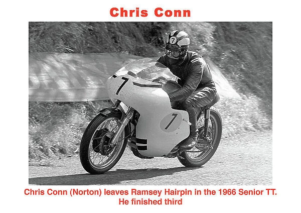Chris Conn Norton 1966 Senior TT