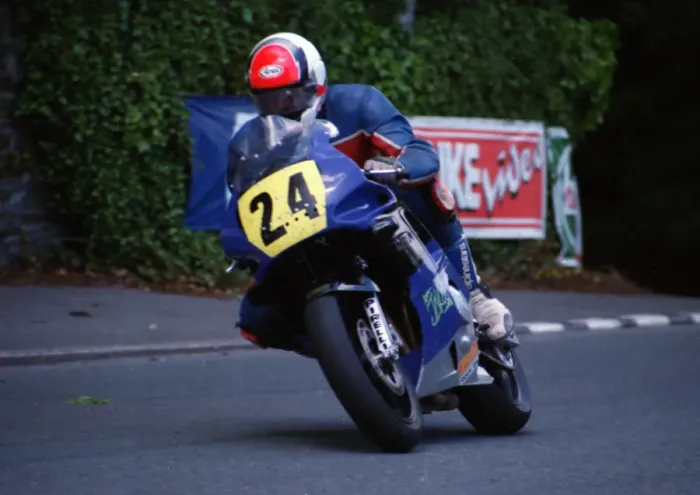 Framed Print : Chris Day (Honda) 1994 Supersport 600 TT