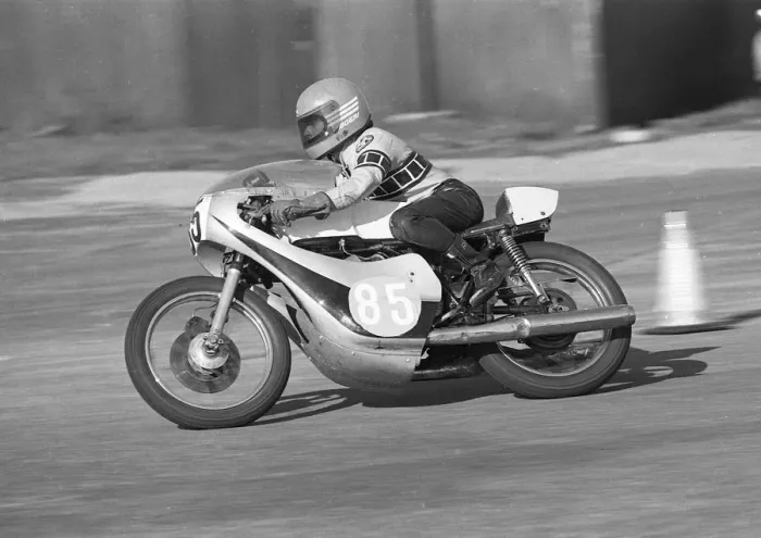 Framed Print : Chris Fargher (Yamaha) 1978 Jurby Airfield Framed Print : Chris Fargher (Yamaha) 1978 Jurby Airfield