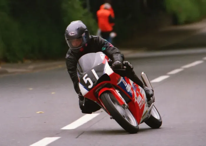Framed Print : Chris Faulkner (Honda) 1999 Ultra Lightweight TT
