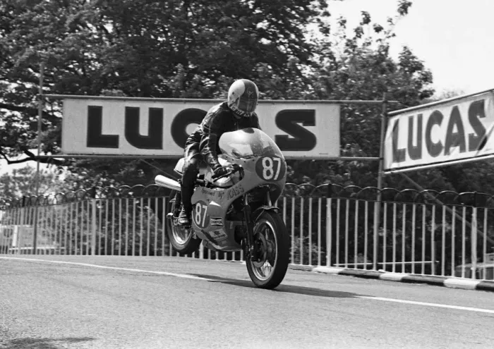 Framed Print : Chris Mehew (Ducati) 1975 Production TT Framed Print : Chris Mehew (Ducati) 1975 Production TT