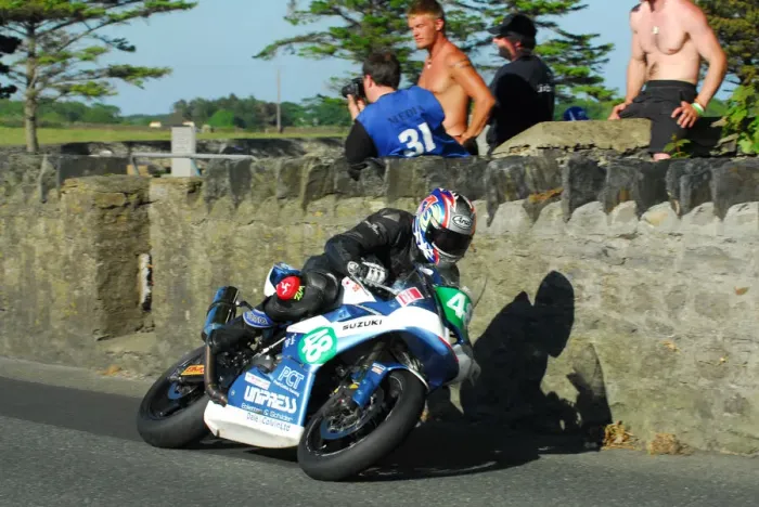 Framed Print : Chris Mitchell (Suzuki) 2013 Post TT Framed Print : Chris Mitchell (Suzuki) 2013 Post TT