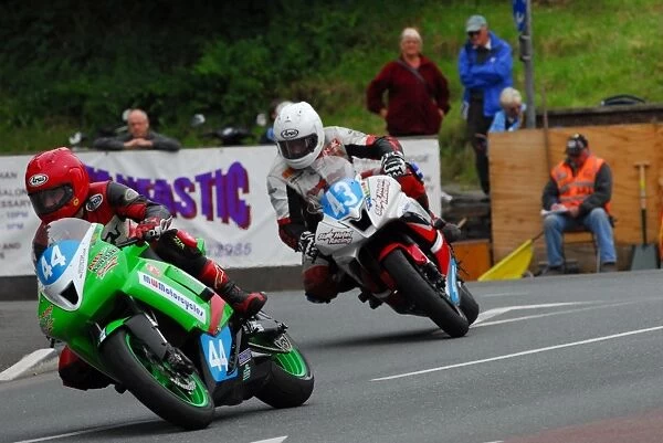 Chris Moore (Kawasaki) and Gordon Donaghy (Yamaha) 2012 Junior MGP