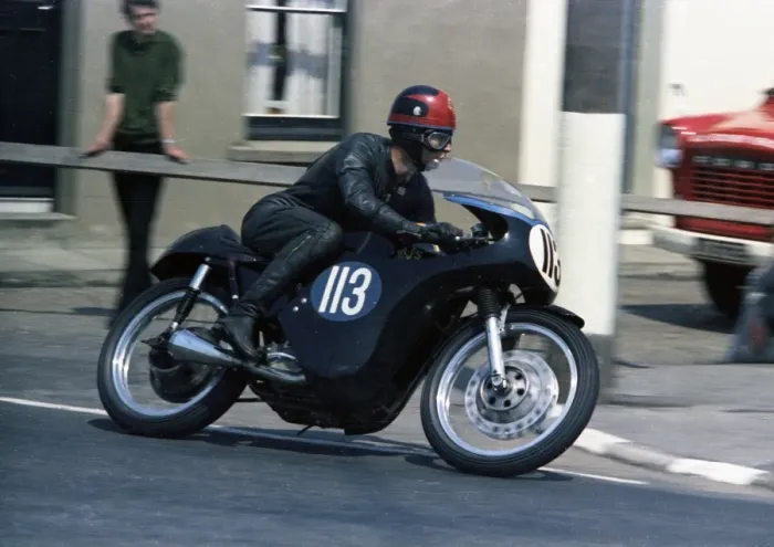 Framed Print : Chris Neve (AJS) 1967 Junior TT