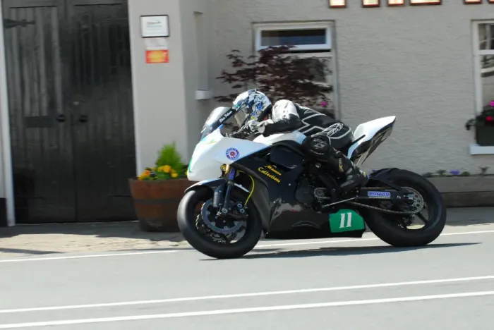 Framed Print : Chris Palmer (Kawasaki) 2013 Lightweight TT