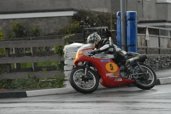 Framed Print : Chris Palmer (Norton) 2007 Pre TT Classic