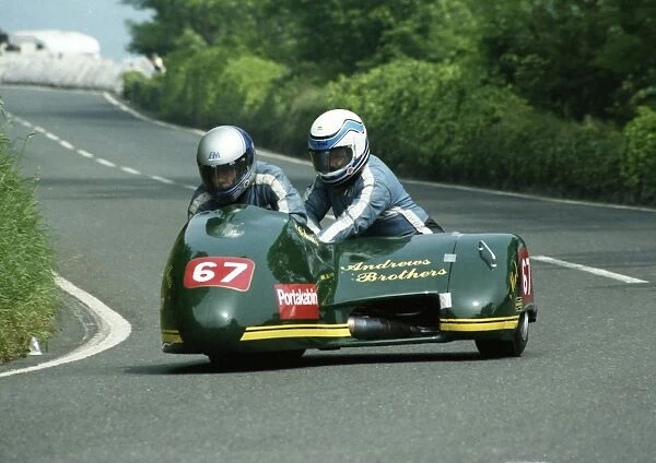 Christopher Andrews & Malcolm Andrews (Windle Yamaha) 1992 Sidecar TT