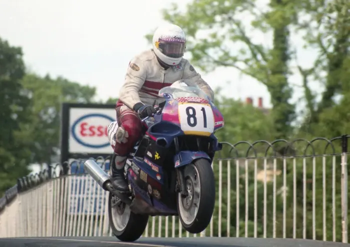 Framed Print : Christopher Maat (Honda) 1995 Senior TT