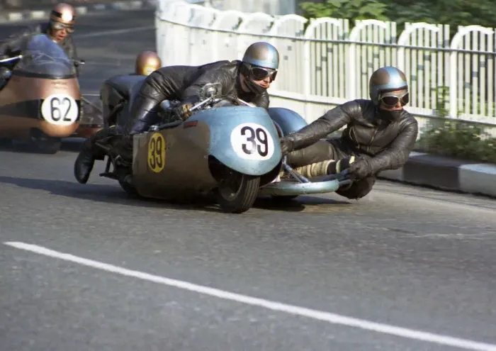 Framed Print : Colin Bird & J Maher (Norton) 1969 750 Sidecar TT Framed Print : Colin Bird & J Maher (Norton) 1969 750 Sidecar TT